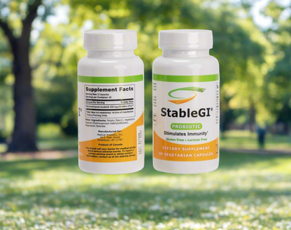 StableGI Probiotic Supplement, Lactose & Gluten-Free, 60 Vegetarian Capsules.