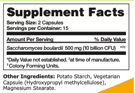 StableGI The Proven Probiotic-Lactose & Gluten Free Vegetarian 30 capsules-Free Shipping